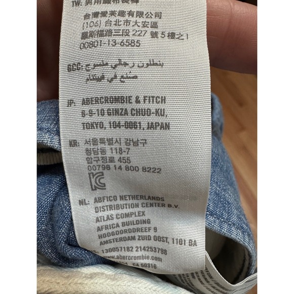 Abercrombie & Fitch Kennan Indie Coastal Clean Boy Straight Leg Pants Mens 29x30 - Picture 3 of 6